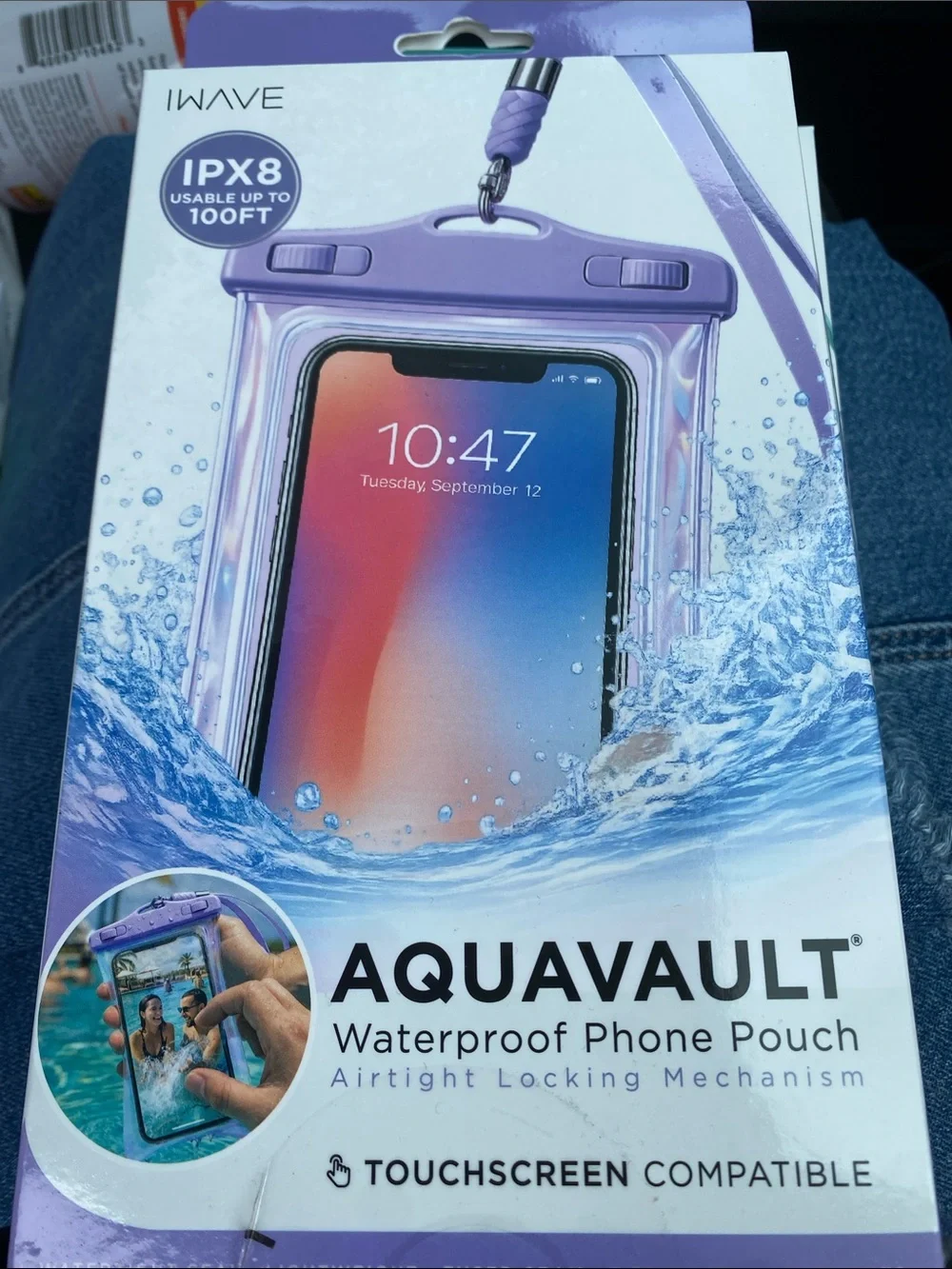 AquaVault Waterproof Phone Pouch - Purple